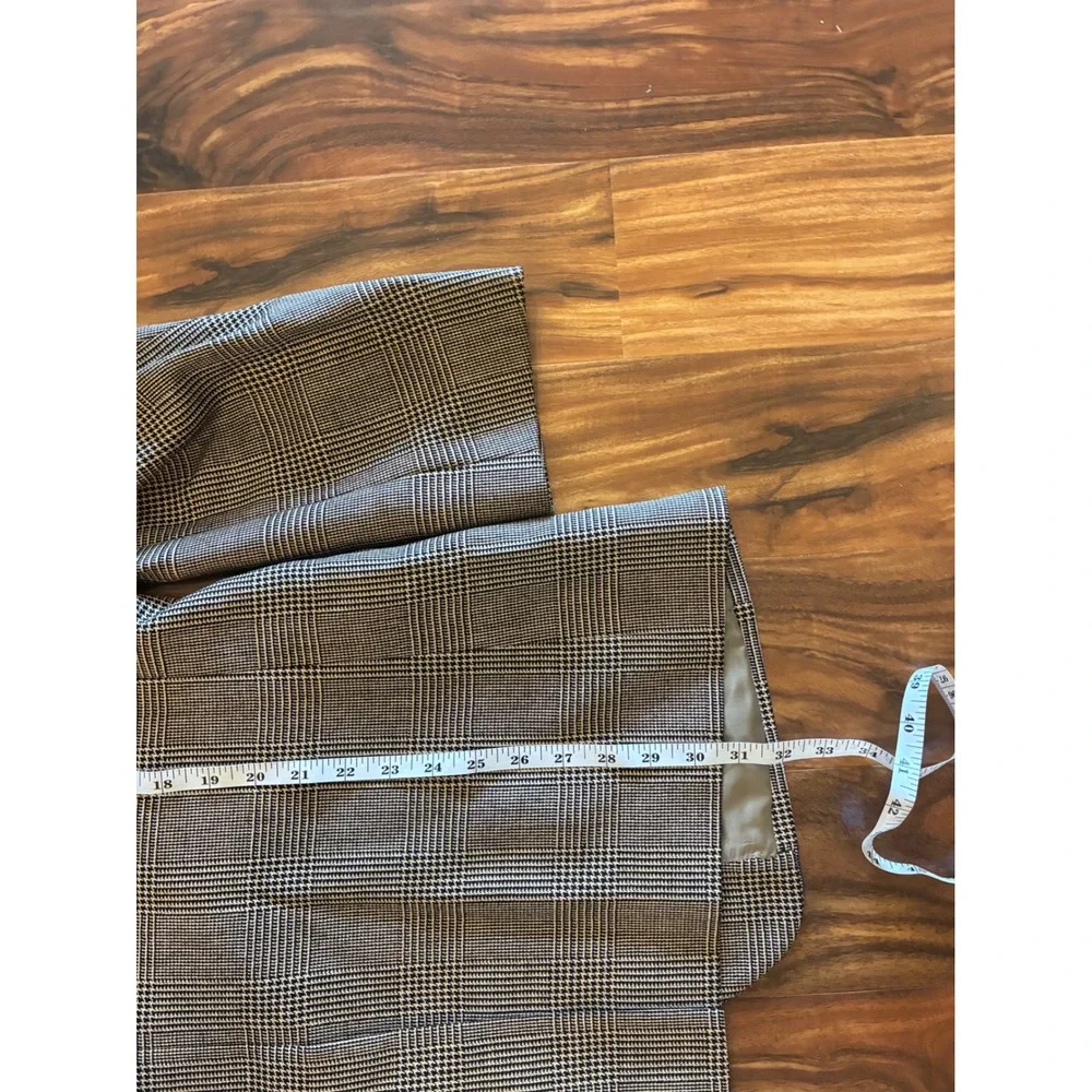 Jos A Bank Signature Collection Silk Camel‎ Hair Glen Plaid Blazer 44R Mens Gray